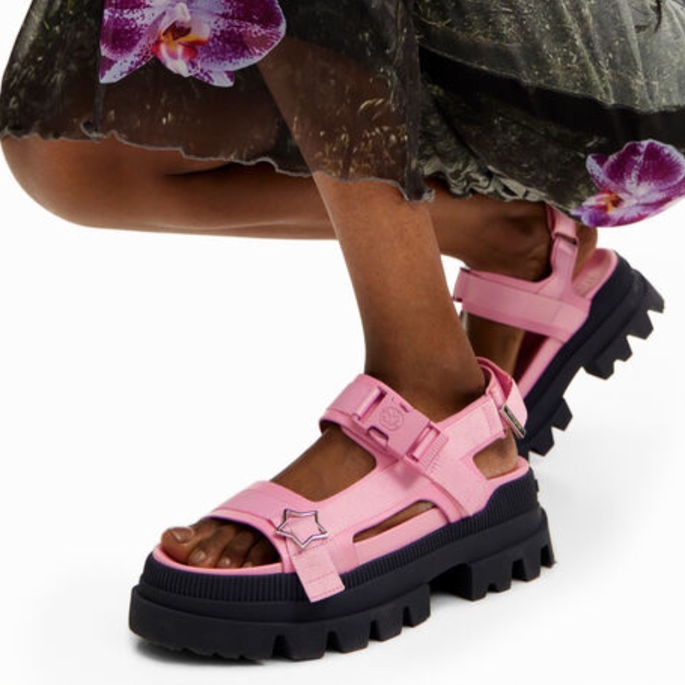 DESIGUAL TYLER MCGILLIVARY PLATFORM SANDALS